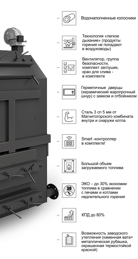 Котел Комфорт МЕГА 525кВт